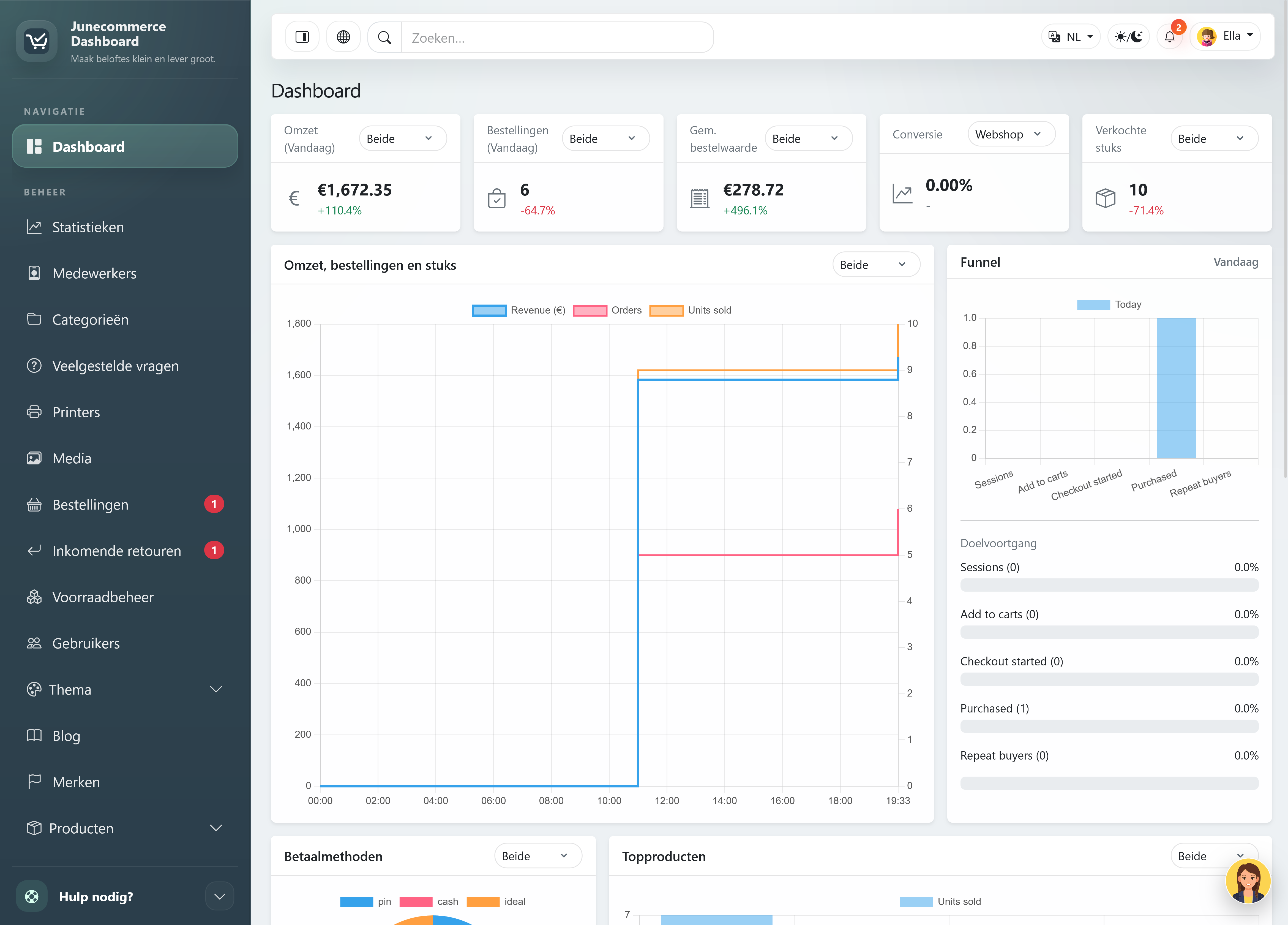 junecommerce-dashboard